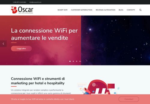 
                            8. Oscar WiFi: WiFi per Hotel | Hotspot WiFi Hotel | Social Wi-Fi