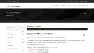 
                            6. OsCommerce Admin Login Problems - Knowledgebase - HostLantern