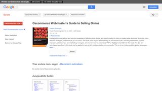 
                            10. Oscommerce Webmaster's Guide to Selling Online