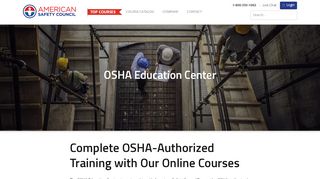 
                            6. OSHA Education Center | Health and Safety Online Courses