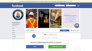 
                            7. OSHAcademy International - Reviews | Facebook