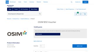 
                            12. OSIM $50 Voucher - Membership Rewards