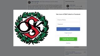 
                            10. ÖSK Fotboll - Ni som var uppmärksamma hörde att vi hade... | Facebook