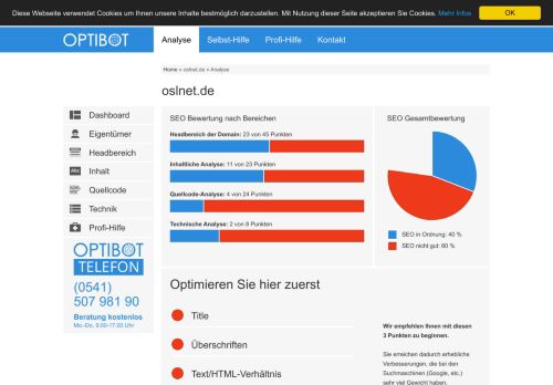 
                            10. oslnet.de Webseitenanalyse - OPTIBOT