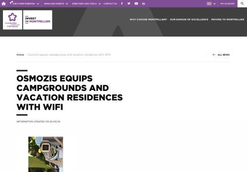 
                            10. Osmozis equips campgrounds and vacation residences with WiFi ...