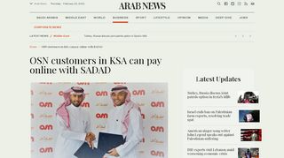 
                            10. OSN customers in KSA can pay online with SADAD | Arab ...