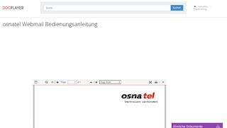
                            6. osnatel Webmail Bedienungsanleitung - PDF - DocPlayer.org