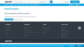 
                            9. Osobni kontakti - Oglasnik.hr