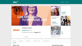 
                            10. OSRAM GmbH als Arbeitgeber | XING Unternehmen