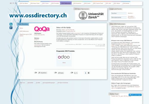
                            11. OSS Directory: Odoo v10 für QoQa