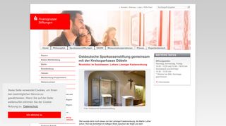 
                            11. Ostdeutsche Sparkassenstiftung gemeinsam mit der Kreissparkasse ...