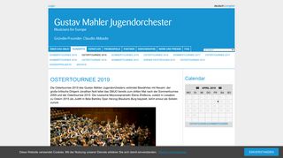 
                            10. ostertournee 2019 - Gustav Mahler Jugendorchester