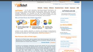 
                            3. osTicket.com.de :: Open Source Support Ticket System