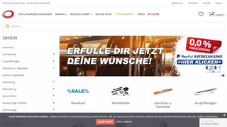 
                            8. OstOase: Simson Ersatzteile Shop | Simsonteile für Schwalbe, S51 & Co.