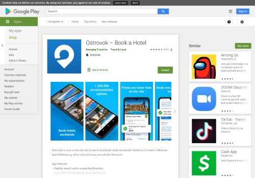 
                            5. Ostrovok – Book a Hotel - Apps on Google Play