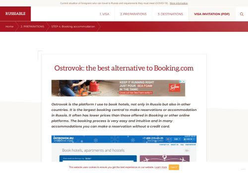 
                            4. Ostrovok: the best alternative to Booking.com - Russiable