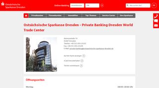
                            10. Ostsächsische Sparkasse Dresden - Private Banking Dresden World ...
