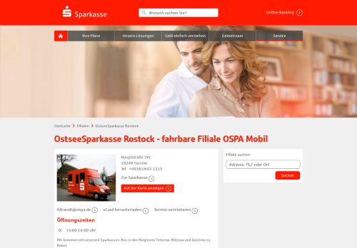 
                            11. OstseeSparkasse Rostock - fahrbare Filiale OSPA Mobil, Hauptstraße ...