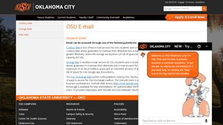 
                            6. OSU E-mail | Oklahoma State University-Oklahoma City - OSU-OKC