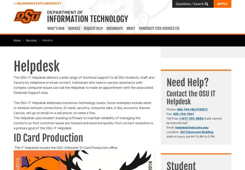 
                            13. OSU IT Helpdesk - Home