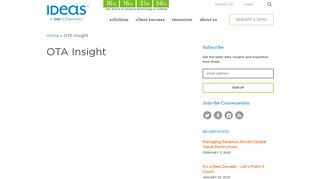 
                            9. OTA Insight | IDeaS - IDeaS Revenue Solutions