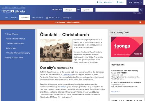 
                            10. Ōtautahi – Christchurch | Christchurch City Libraries