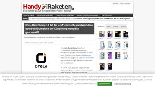 
                            13. Otelo Datenbonus: 8 GB Daten-Geschenk per App? - HandyRaketen