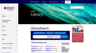 
                            9. Other library catalogues - RMIT University