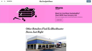
                            12. Other Retailers Find Ex-Blockbuster Stores Just Right - The New York ...