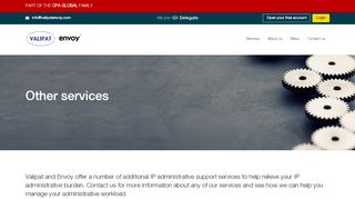 
                            7. Other services - Valipat and Envoy