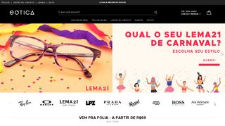 
                            8. Ótica Online no Brasil: Lentes de Contato, Óculos de Sol e Grau - eÓtica