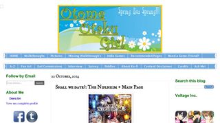 
                            5. Otome Otaku Girl: Shall we date?: The Niflheim + Main Page