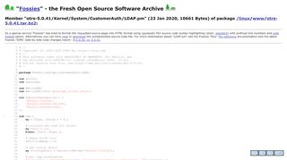 
                            12. OTRS: Kernel/System/CustomerAuth/LDAP.pm | Fossies