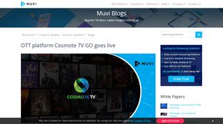 
                            12. OTT platform Cosmote TV GO goes live - Muvi