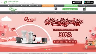 
                            3. Otten Coffee: Jual Mesin, Grinder & Alat Kopi