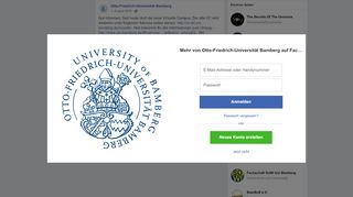 
                            8. Otto-Friedrich-Universität Bamberg - Facebook