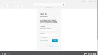 
                            4. OTTO - Login/Registration - OTTO Archive