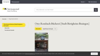 
                            8. Otto-Rombach-Bücherei [Stadt Bietigheim-Bissingen] - Serviceportal ...