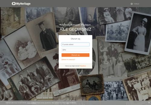 
                            1. Oturum aç - MyHeritage