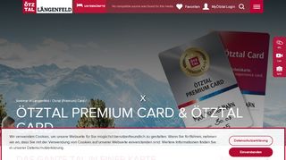 
                            11. Ötztal Premium Card / Ötztal Card Oetz Tirol Österreich - Längenfeld
