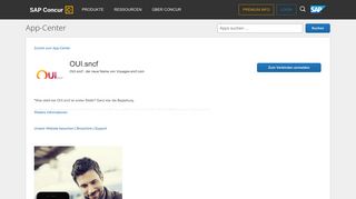 
                            12. OUI.sncf - SAP Concur App Center