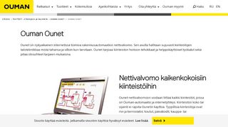 
                            2. Ouman Ounet - Rakennusautomaation nettivalvomo