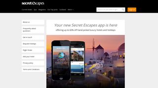
                            5. Our app | Secret Escapes