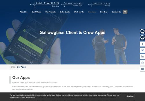 
                            8. Our Apps | Event Crew | Gallowglass Crewing