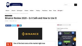 
                            12. Our Binance Review - Is Binance Safe and Reliable ...