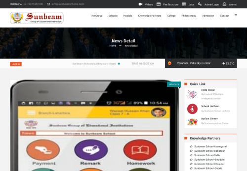 
                            6. Our Branch - Sunbeam CBSE School, Varanasi - Sunbeam CBSE ...