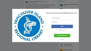 
                            7. Our catalogue (virl.bibliocommons.com)... - Vancouver Island ...