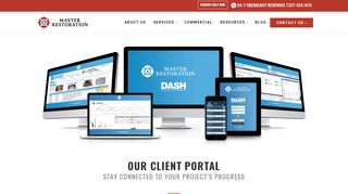 
                            13. Our Client Portal: Dash Restoration Software - Master Restoration