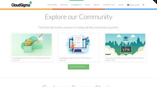 
                            4. Our Community & Cloud Resources | CloudSigma
