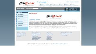 
                            6. Our Company - Globat - Affordable Web Hosting